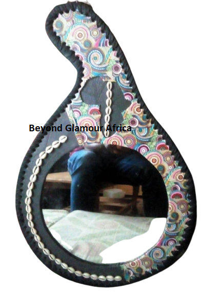 Customized calabash-shaped African mirrors offer a unique blend of cultural aesthetics and personalized design.