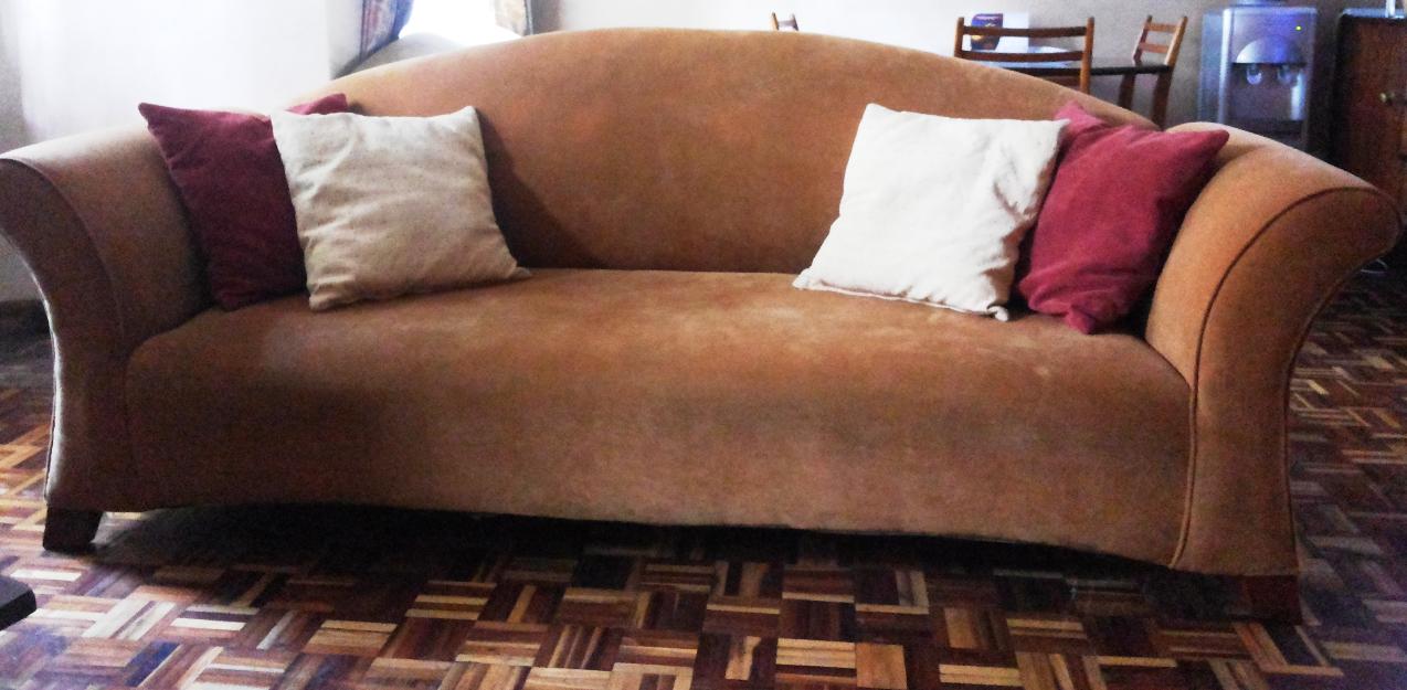 7 seater earth colored sofa
