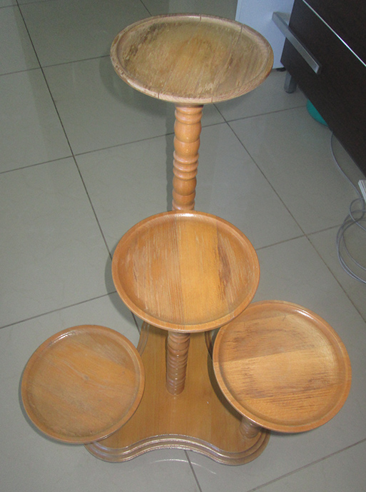 Decorative 3-tier Wooden Stand