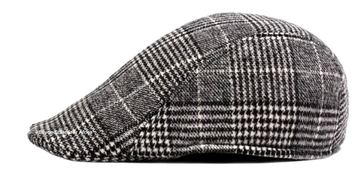Striped newsboy caps are a stylish variation of the classic newsboy cap
