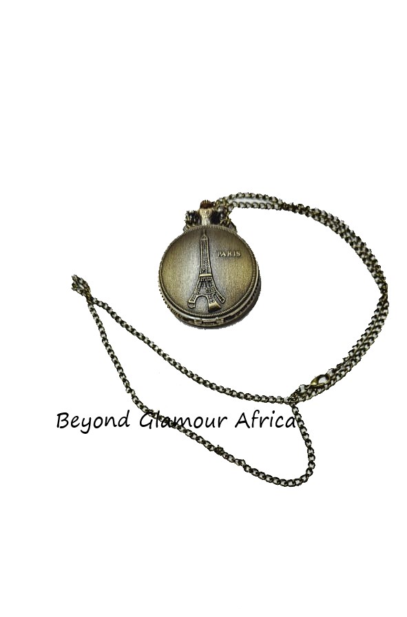 Timeless Elegance Eiffel Tower Pocket Watch