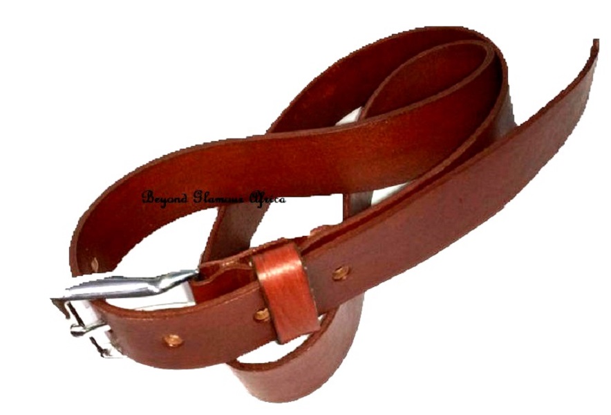 Classic Brown Leather Belt