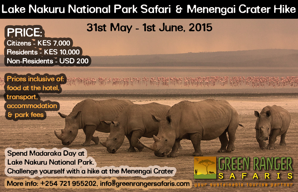 Lake Nakuru National Park Safari and Menengai Crater Hike (31 May - 1 June)