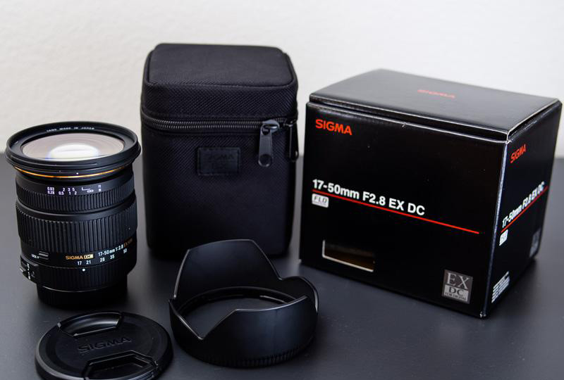 Sigma 1750mm f2.8 EX DC HSM Optical Stabilised lens for Canon