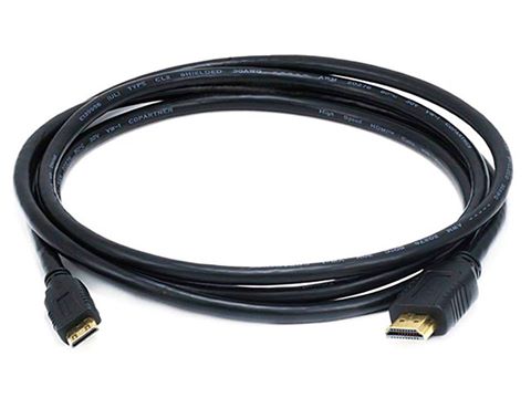 Mini-HDMI to HDMI cable
