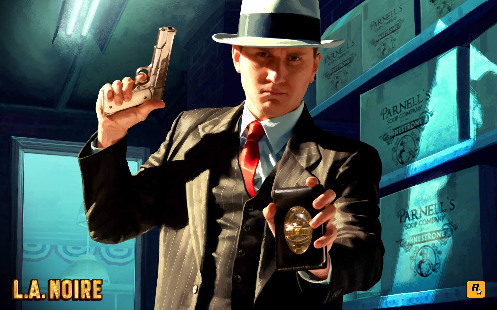 L.A . NOIRE Computer Game.