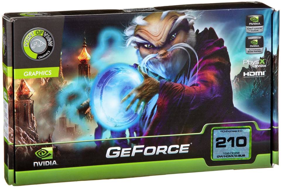 Graphics card Nvidia 210.
