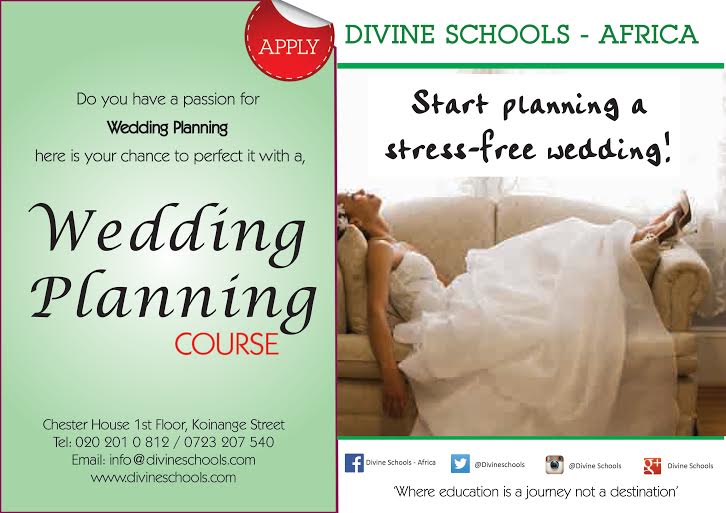 Do you have a passion for Wedding planning and Event Management? Here is your chance to perfect it