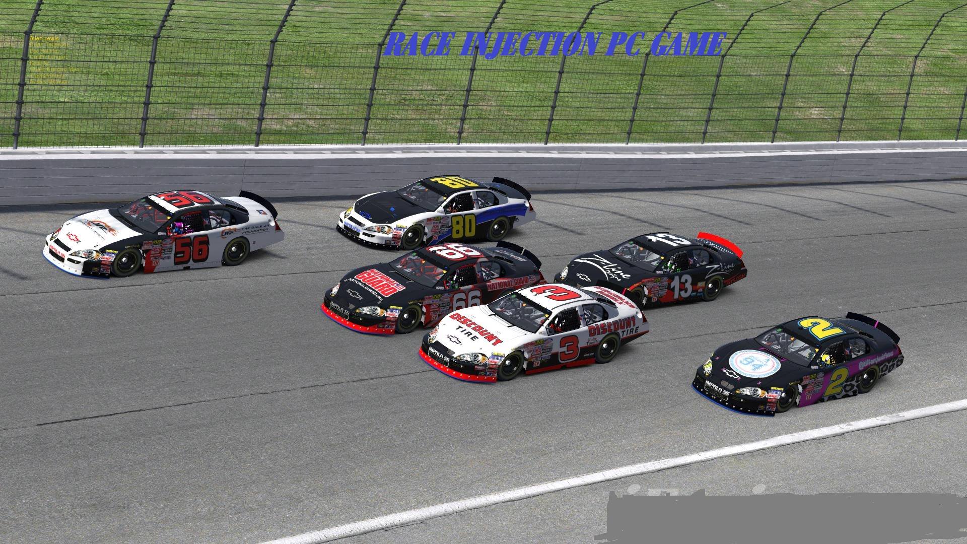 Race Injection Computer Game.