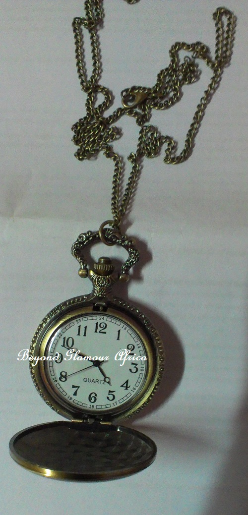 A Ghost Rider-themed vintage pocket watch design