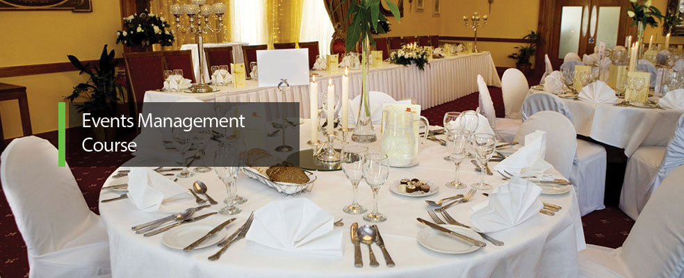 EVENTS MANAGEMENT COURSE