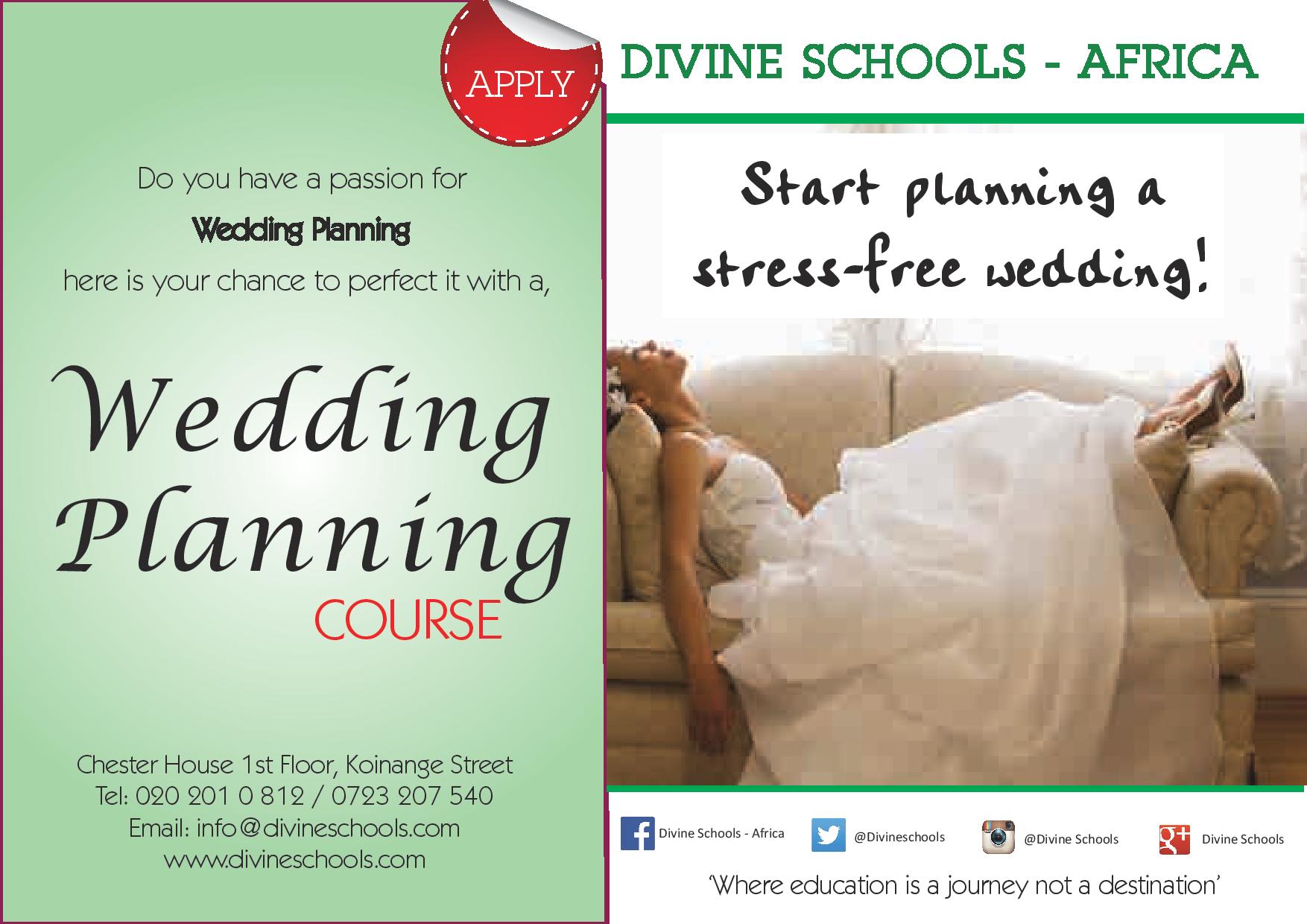 WEDDING PALNNING COURSE