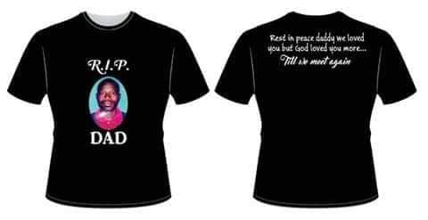 Funeral T-shirts Printing