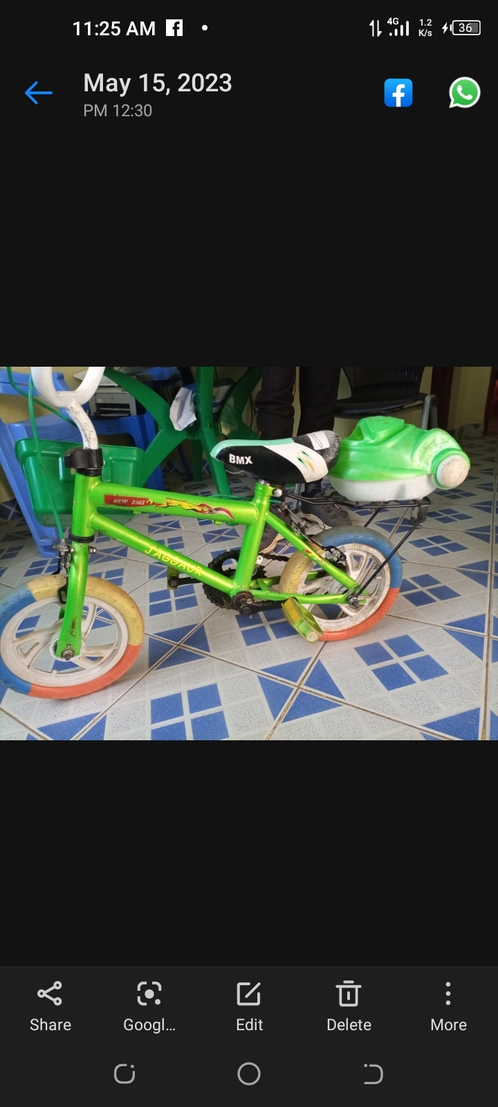 Second hand bicycle