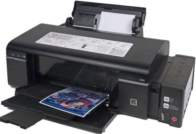 Epson L800 CD/DVD/PVC ID Card and photo printer