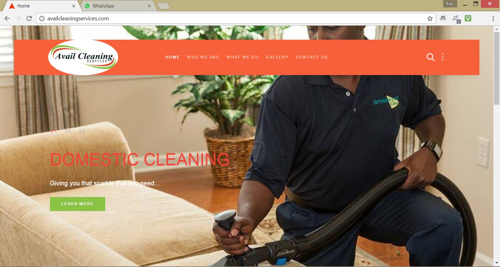 Avail cleaning services