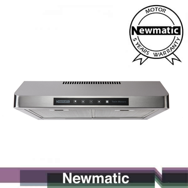 Newmatic H18.6X2 Undermount Chimney Slim Hood