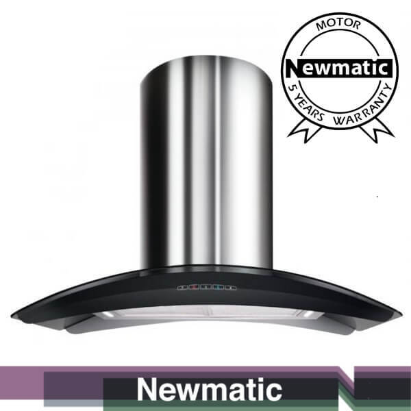 Newmatic H97.9S Island Chimney Hood