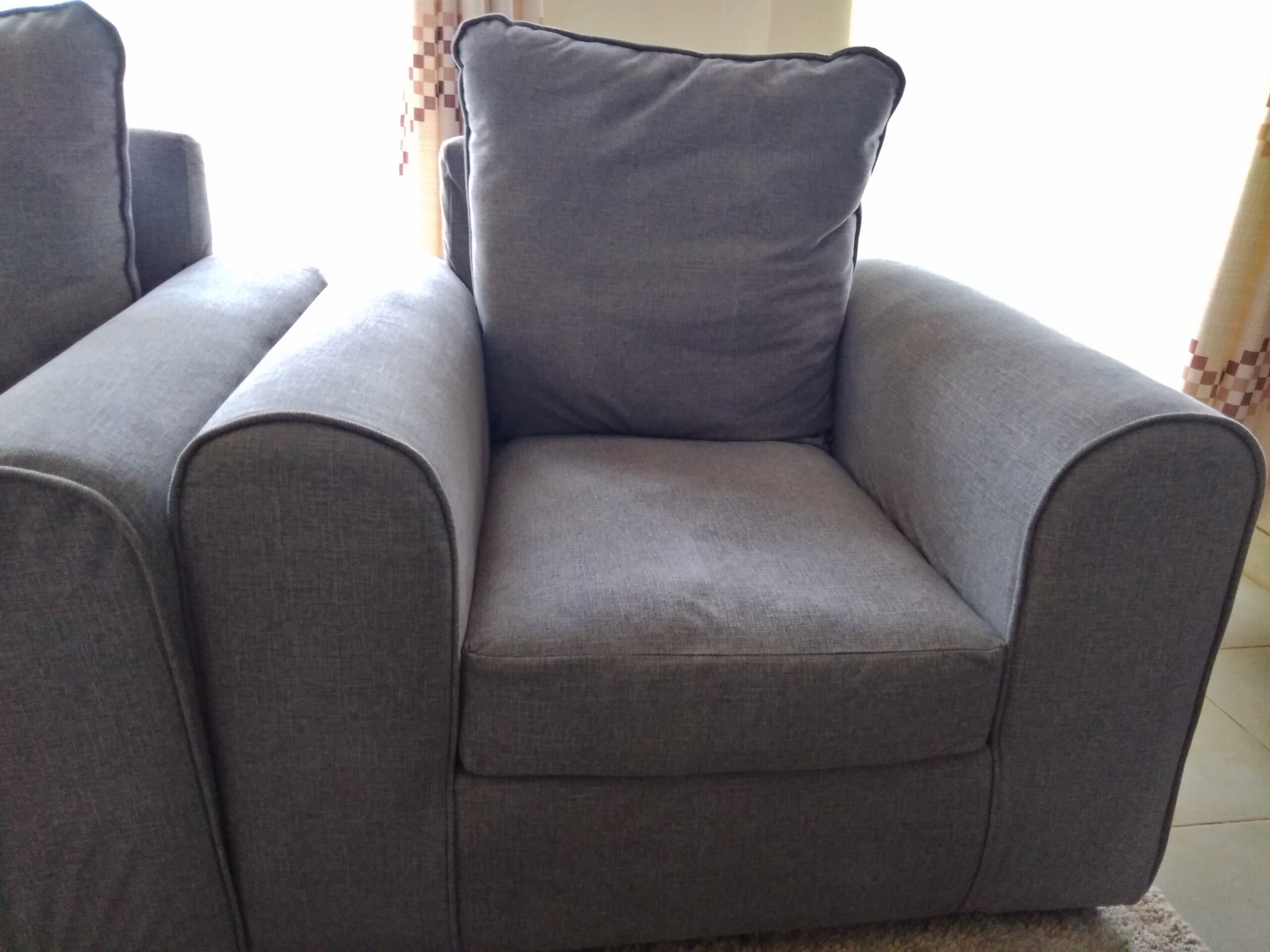 Modern Grey 4 seater Sofaset