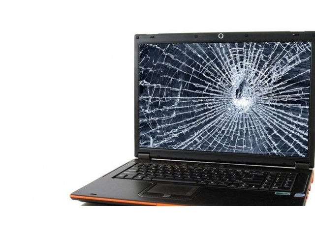 Broken Laptop Screen Replacement With new