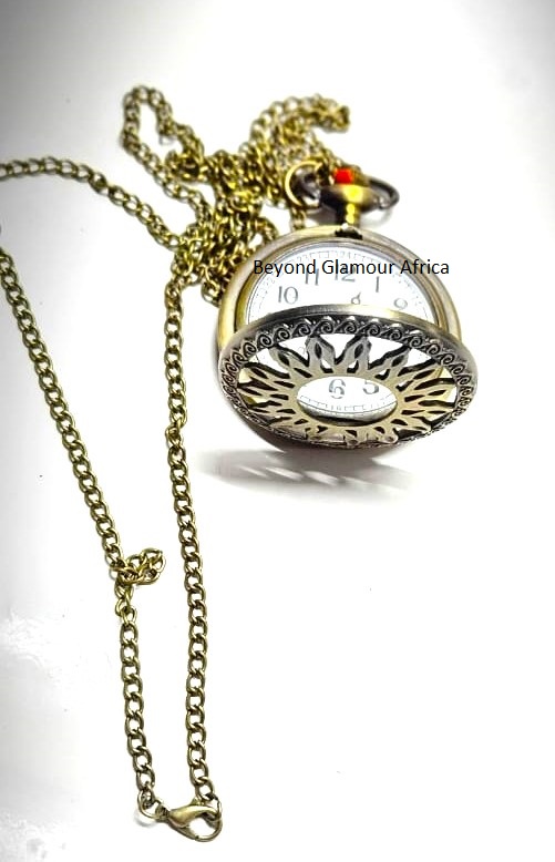 fancy pattern-decorated pocket locket watch