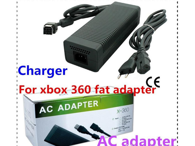 XBOX 360 fat 203watts AC 240V adapte