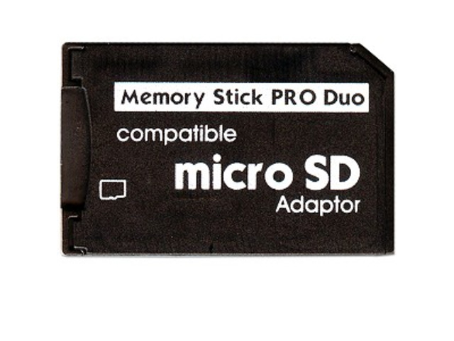 Microsd to PSP Pro Duo adapter