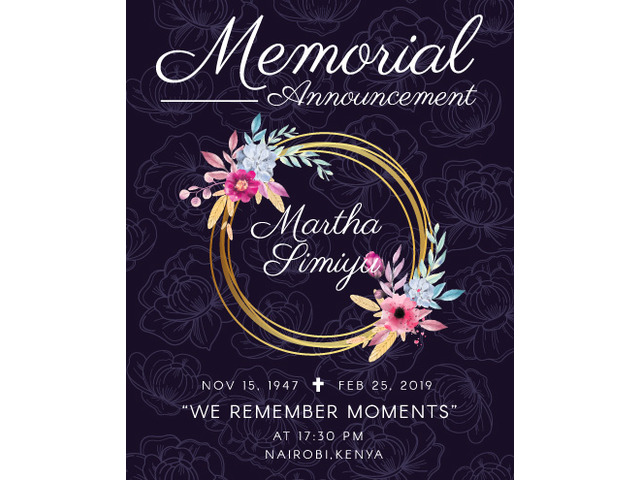 Fast funeral programme design and printing