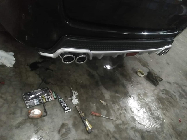 Universal Kantara Style Dual Exhaust Diffuser