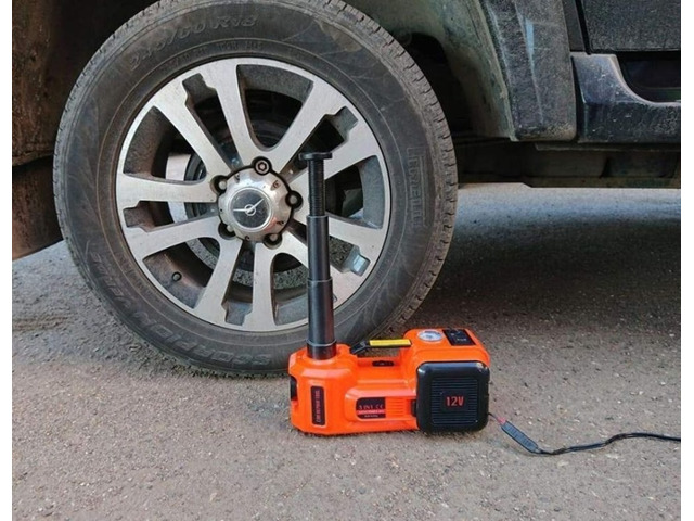 5 Ton Electric Car Jack, Air Pump, Impact and Wrench