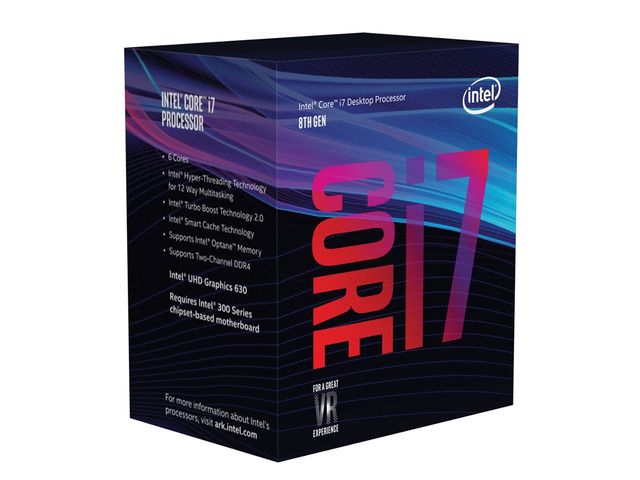 Intel Core i7 8700 upto 4.6GHz 8th Generation Processor for desktop