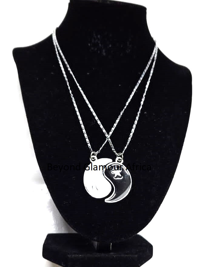 perfect symbol of unity and balance with our Silver Tai Chi Double Chain
