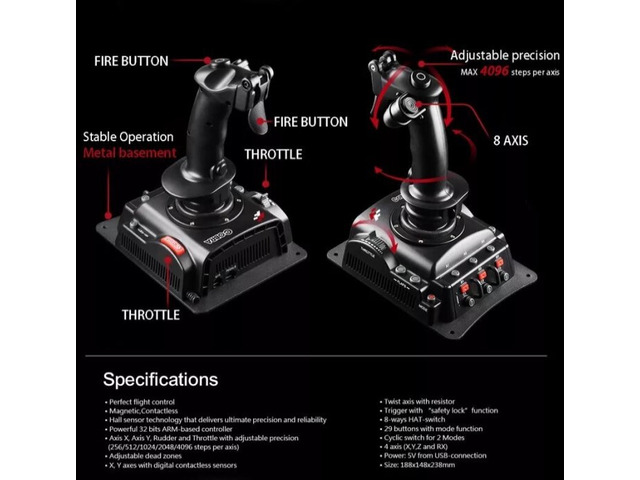 Cobra V6 Flight Simulation Joystick
