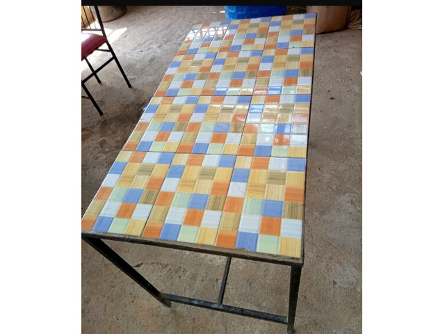 Tile top table