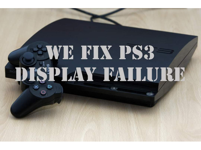 We repair PlayStation3 that do not display on screens @6500