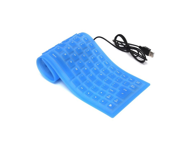 Foldable USB Flexible Silicone Keyboard