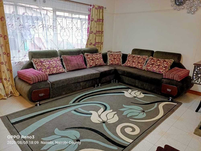 L shaped sofa set