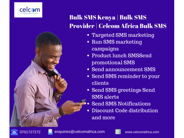 Bulk SMS Messaging Solution In Kenya - Celcom Africa Bulk SMS