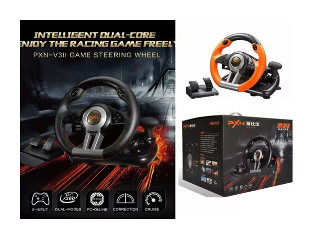 5 IN 1 Vibration steering wheel for PC ps3 ps4 XBOX One and Nintendo Switch