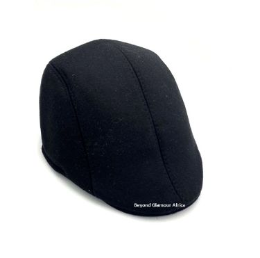 black newsboy cap for men