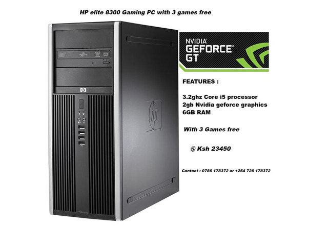 HP elite 8300 Gaming Computer with 3 games free