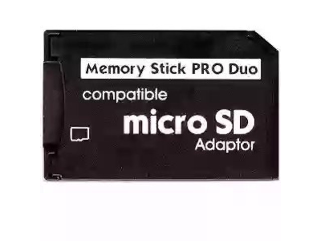 Microsd to PSP Pro Duo adapter
