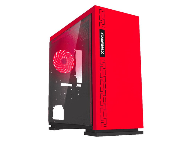 Red Micro ATX Gaming Computer Casing EXPEDITION H605