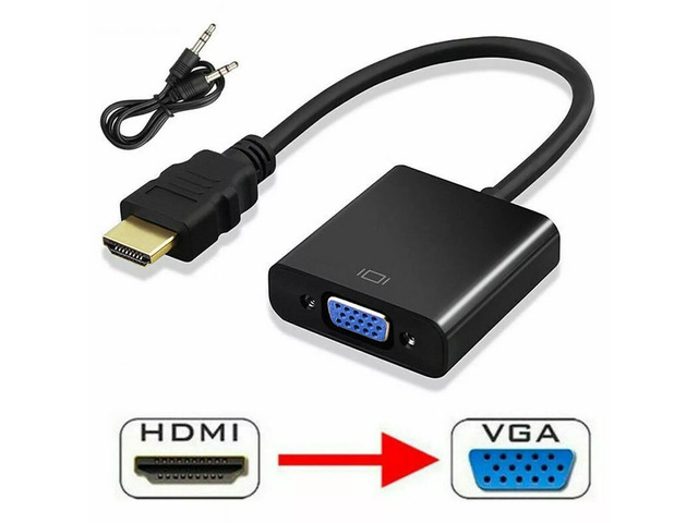 HDMI male to female VGA cord