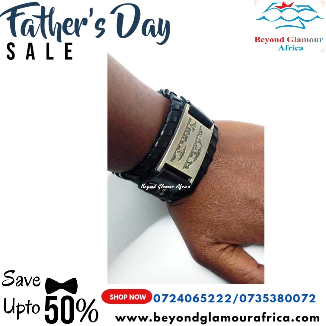 Men's gamepark leather bracelet very fashionable and classic to have