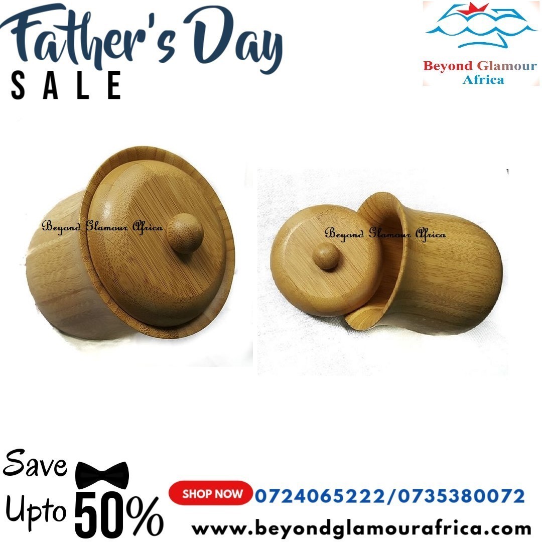 A wooden sugar dish very fashionable to have