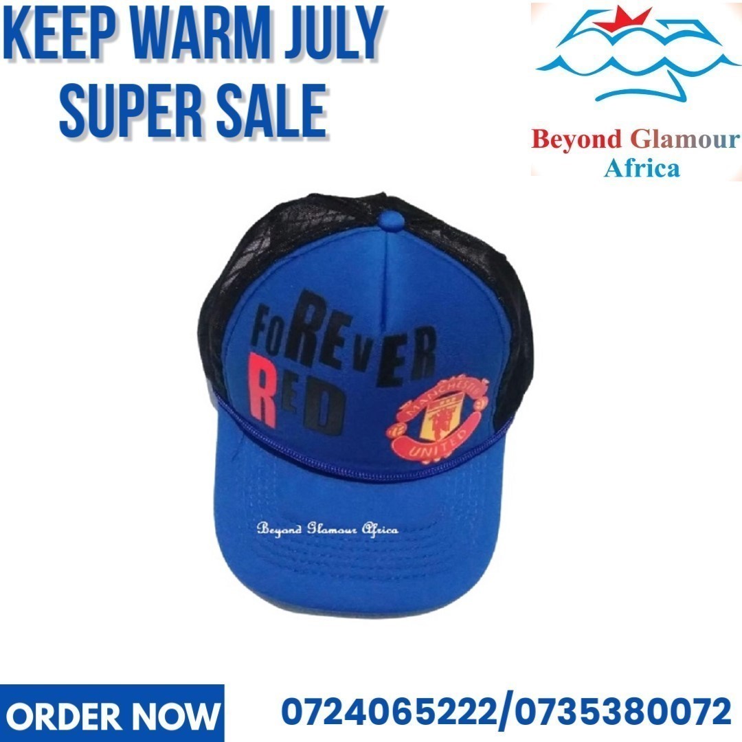 Blue Manchester unite mesh cap very fashionable