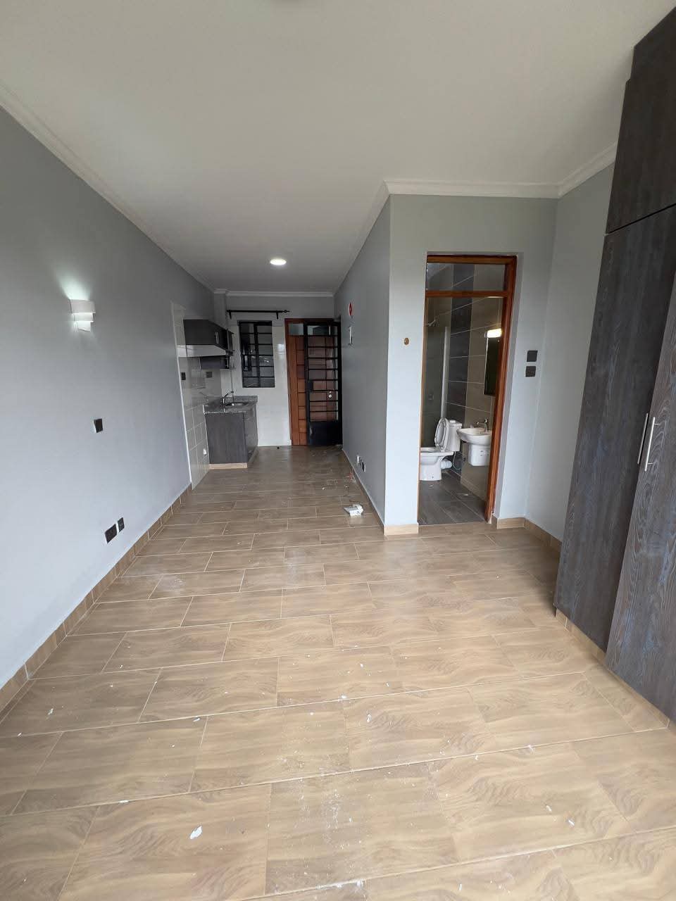 Neat modern spacious excellent executive beautiful bedsitter is ready for occupation at Ruiru Kamaki's behind Green spot