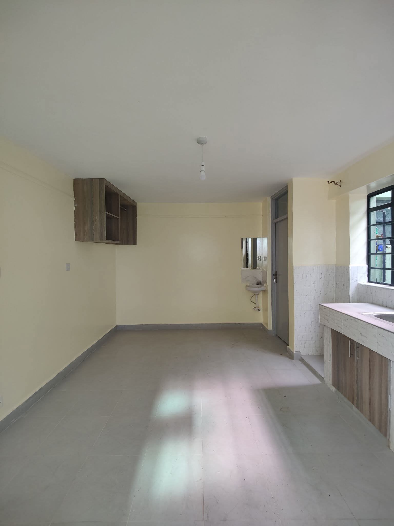 New modern lovely decent clean bedsitter is ready for occupation at Embu Blue Valley Estate close to Embu Law Courts