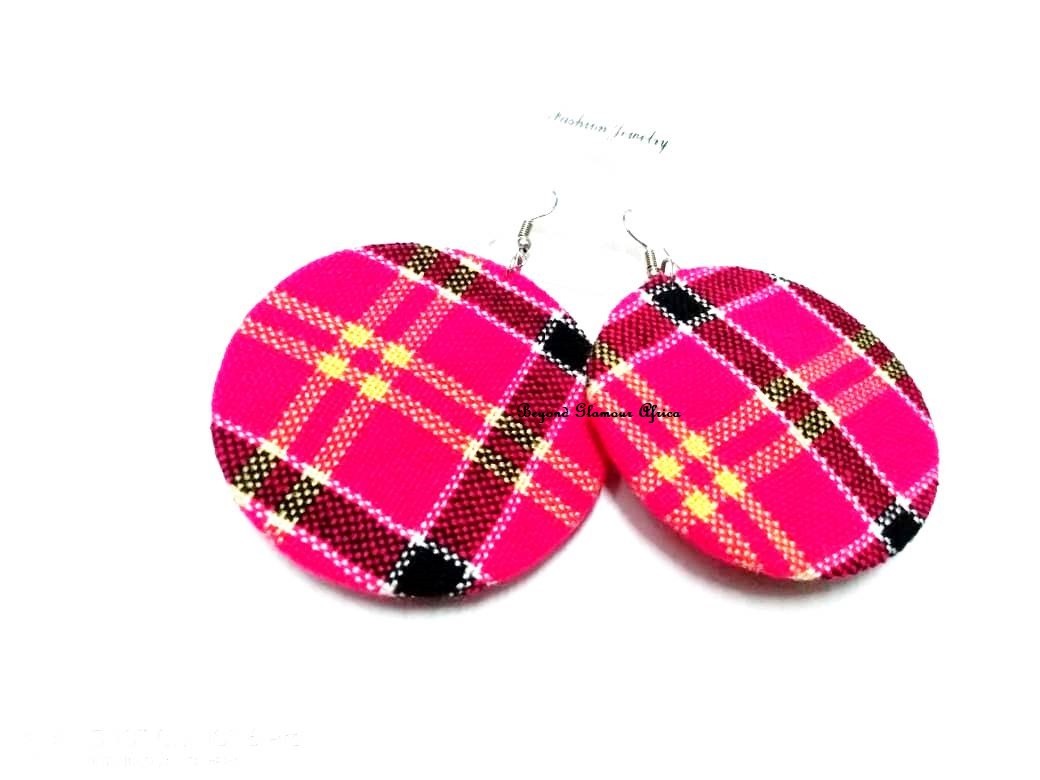 stunning multicolor cloth earrings